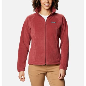 Columbia Jas Dames, Benton Springs Full Zip Fleece Rood, 79LMYHZSQ